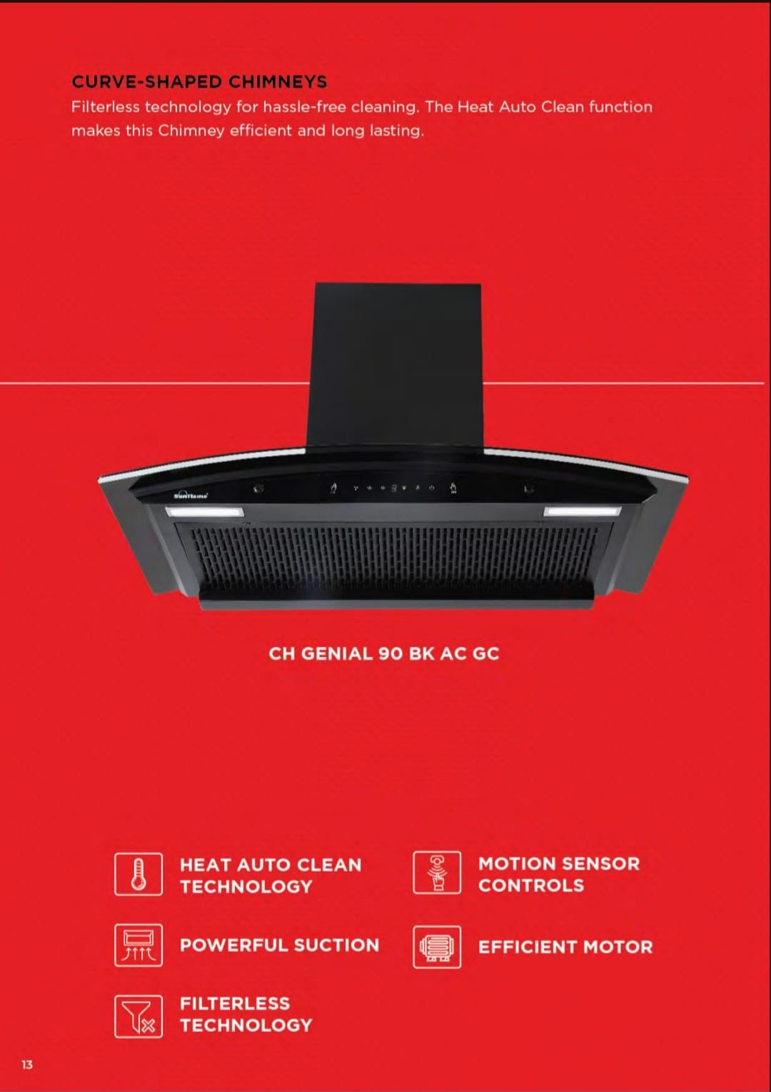 Curve-Shaped Chimney